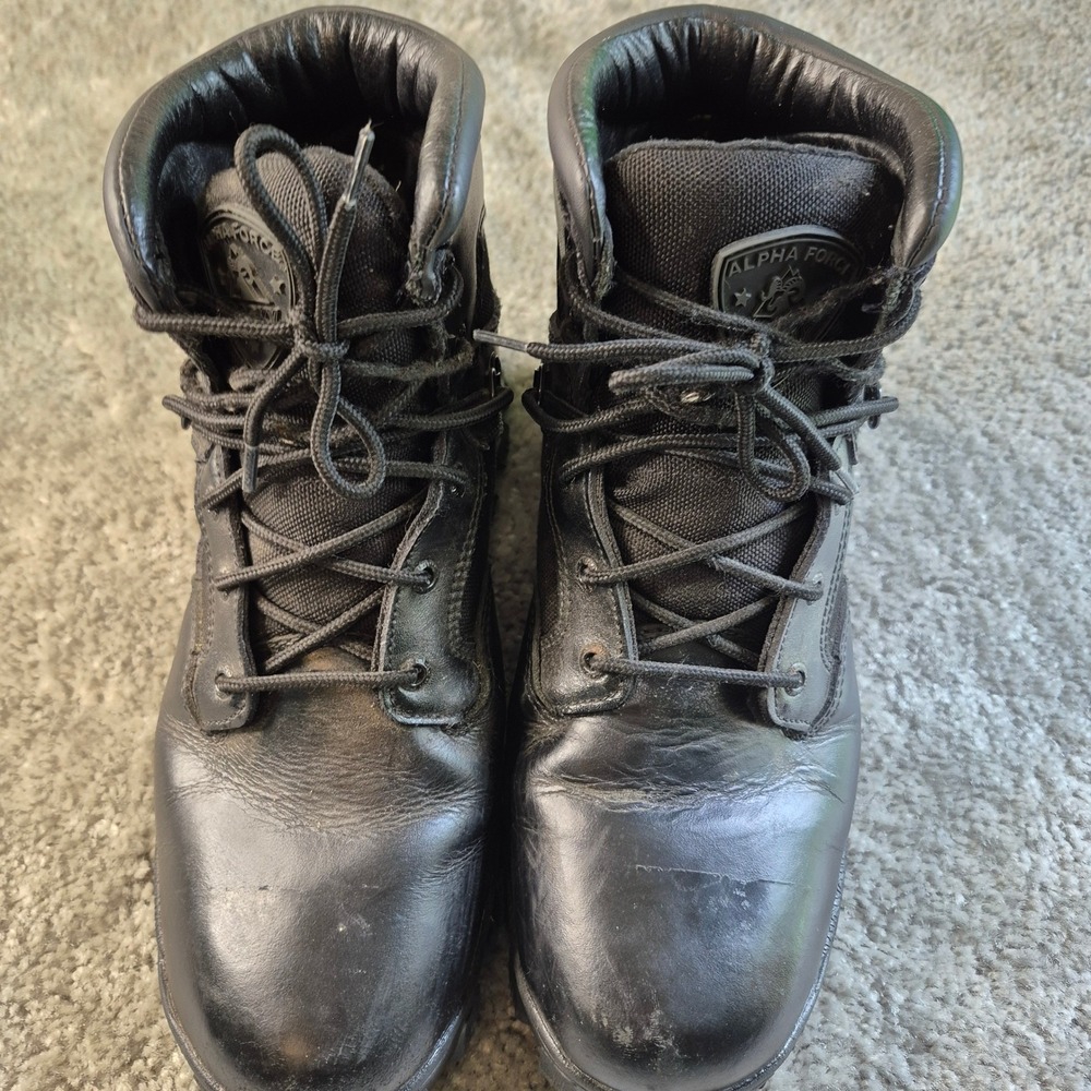 Rocky Alpha Force 2167 Mens Black Waterproof Tactical Duty Boots Size 11 M